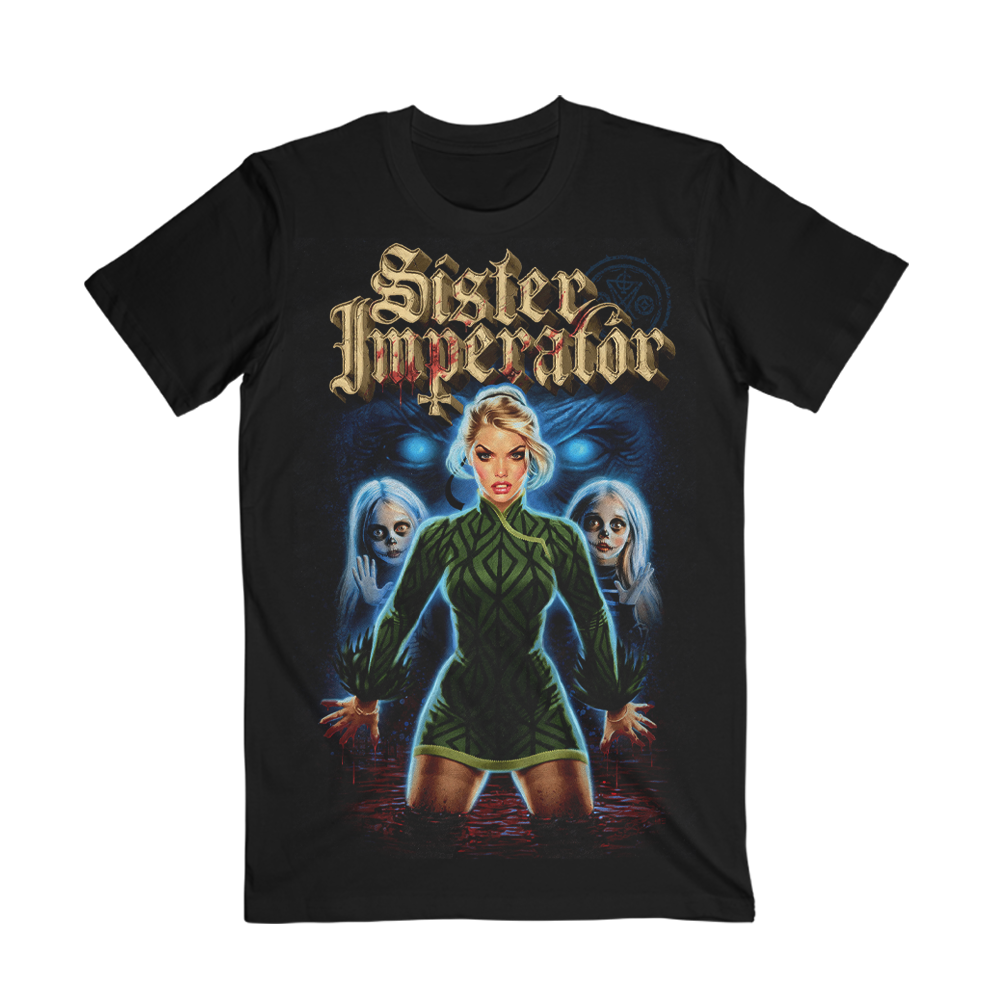 The Sister Imperator Comic Book Tee features bold artwork inspired by her compelling backstory, this special design captures the journey of one of Ghost's most pivotal and mysterious figures. From her humble beginnings in small-town New England to her transformation into a powerful force within the Clergy, Sister Imperator's history is as haunting as it is fascinating.