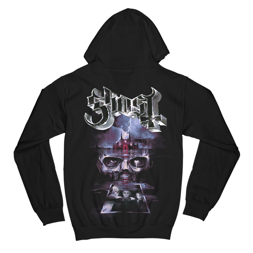 Back print of World Tour Hoodie
