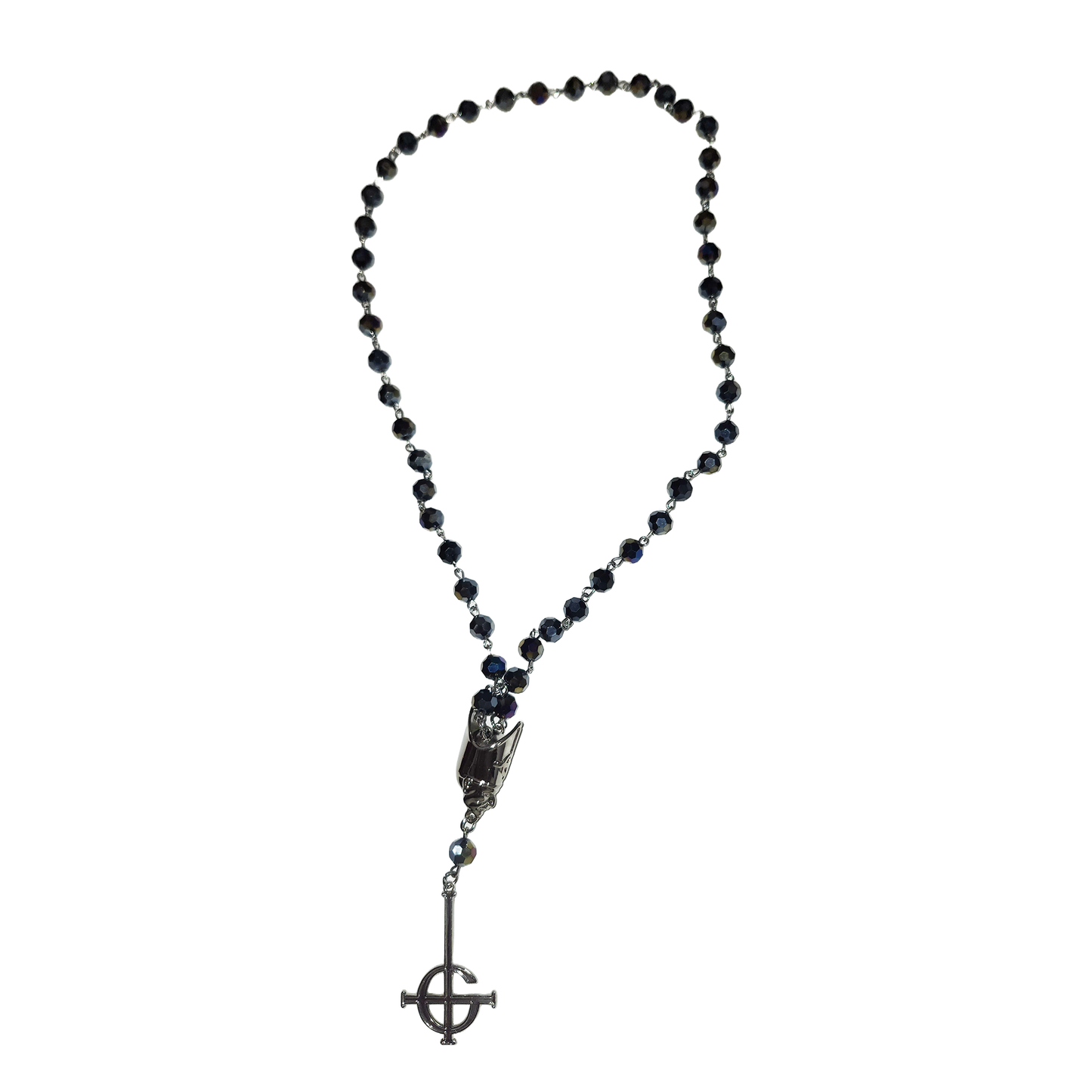 Iridescent Grucifix Rosary