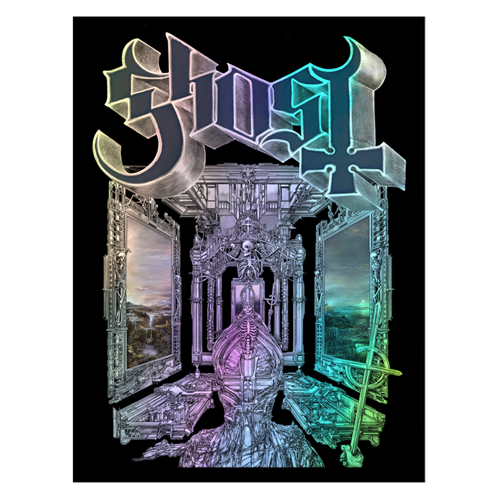 Skeletá Limited Edition Rainbow Foil Poster Hand Numbered