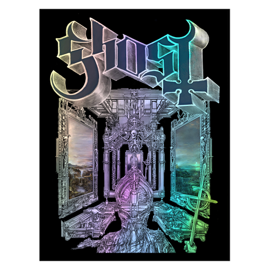 Skeletá Limited Edition Rainbow Foil Poster Hand Numbered