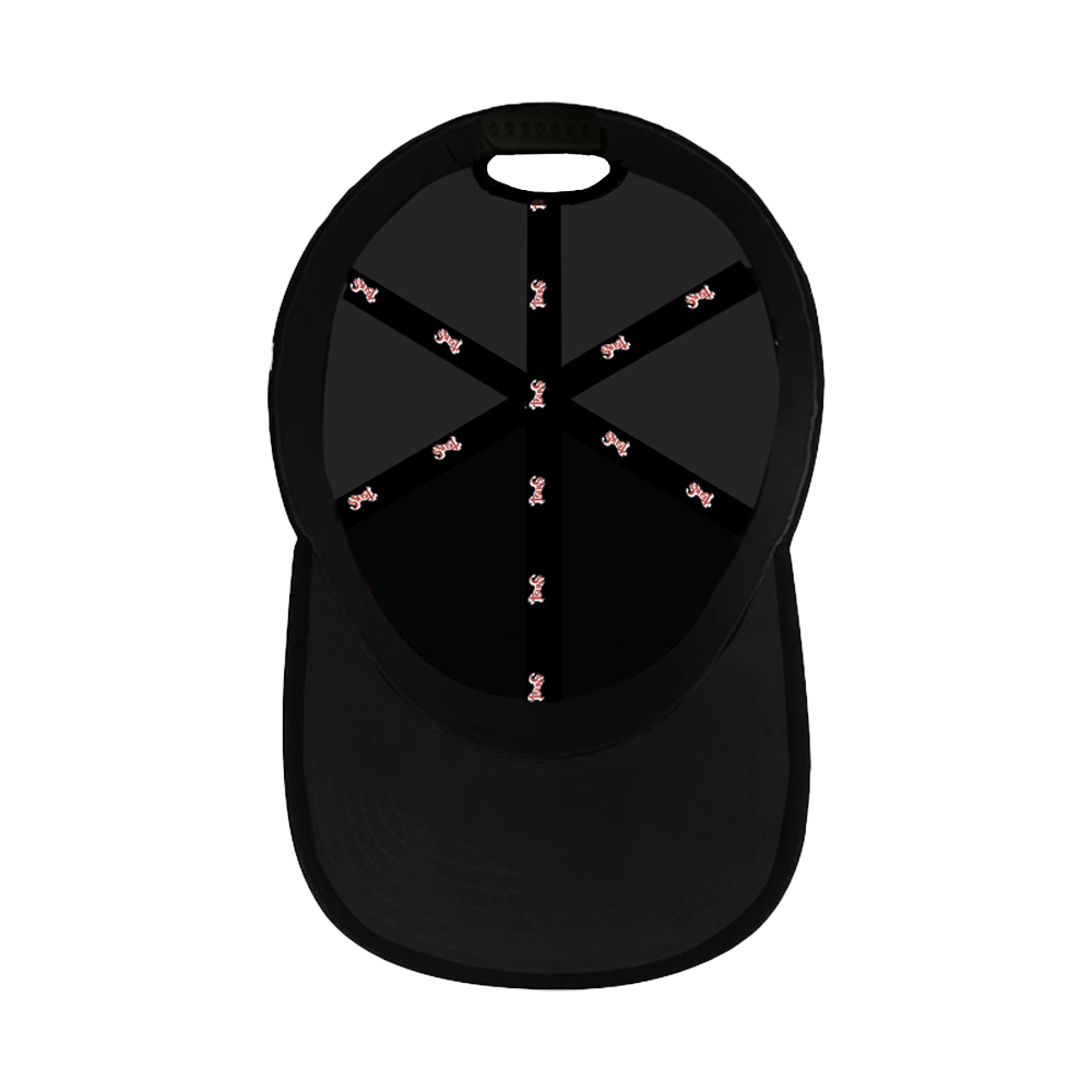 Red Logo Snapback Cap