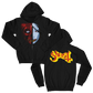 Split Face Zip Hoodie