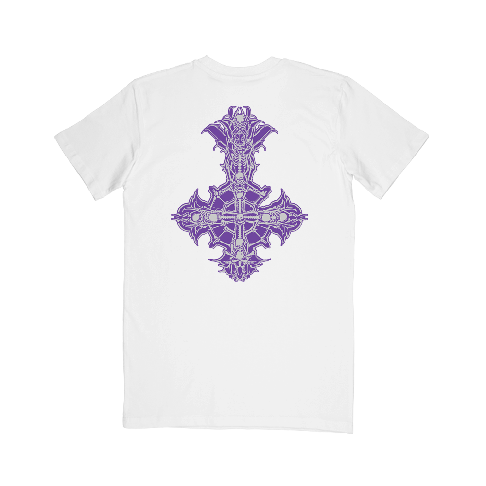 Chrome Purple Skeletá T-Shirt