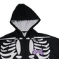 Front view of the Ghost Skeleton Onsie.