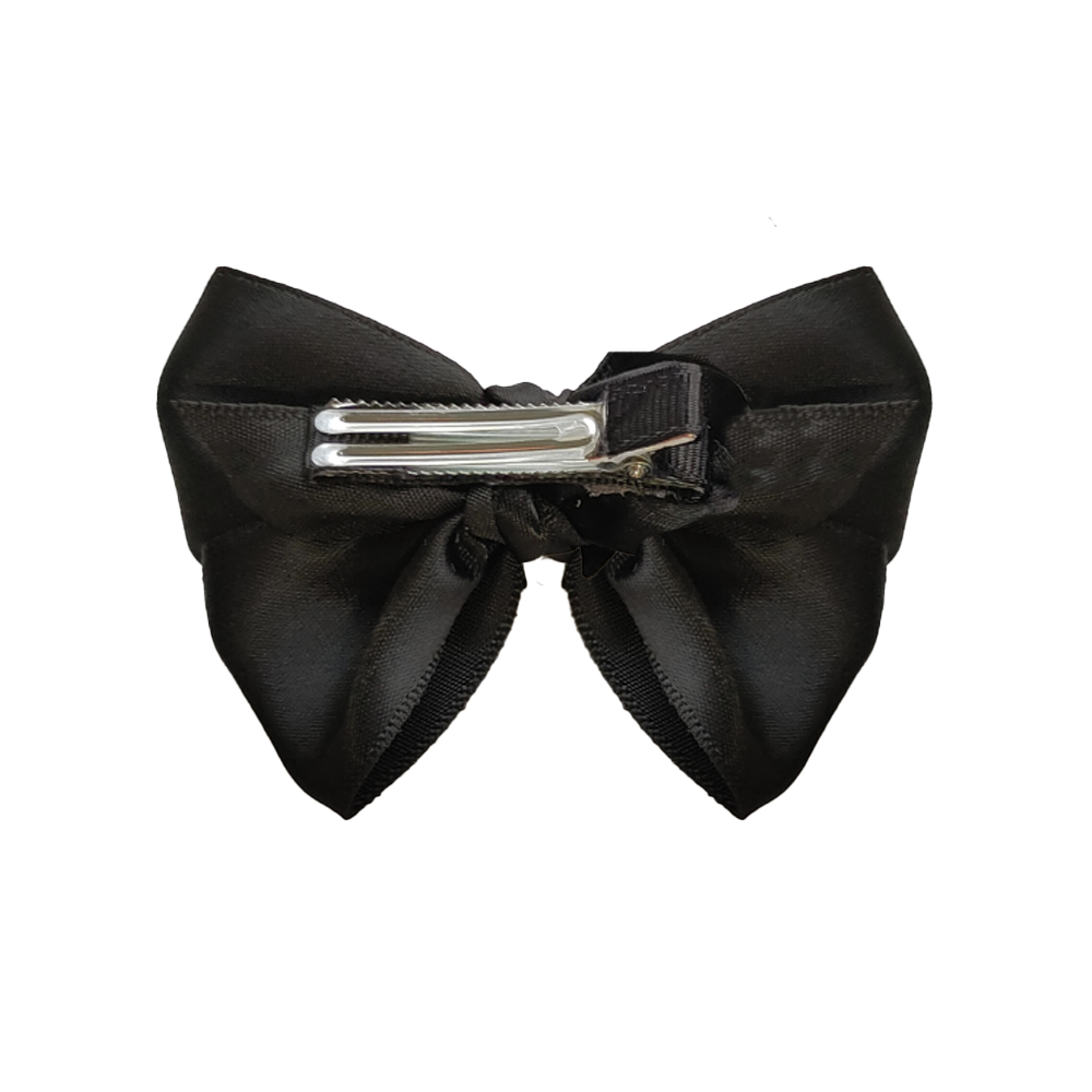 Channel the essence of Ghost with the Grucifix Bow featuring the iconic Grucifix metal charm at its center. Perfect for concerts or everyday wear, this statement accessory adds a subtle yet bold touch to any outfit.&nbsp;