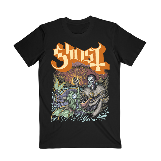 Only available for a limited time! It's that time of year - New limited edition Ghost Ritual Tee has arrived and this year's special tee features intricate Papa IV artwork inspired by the timeless tale of Jonah and the Whale. From the vibrant orange logo to the surreal sea this unique tee is a blend of myth, mischief, and mayhem.

Get yours before it vanishes into the depths!&nbsp;