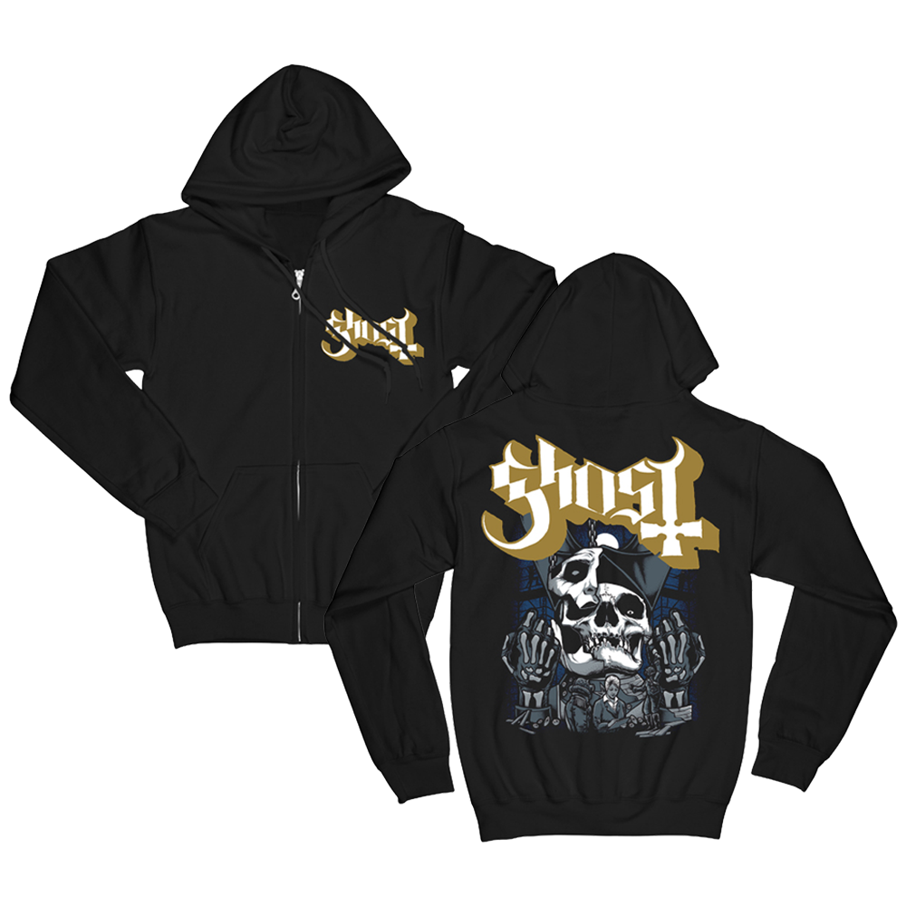 Papa IV Aedificium Zip Hoodie – Ghost Store