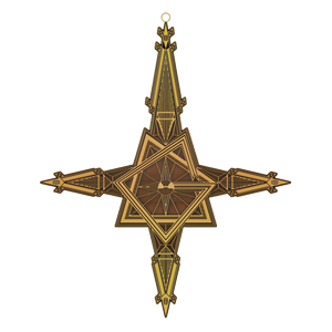 Grucifix Metal Ornament
