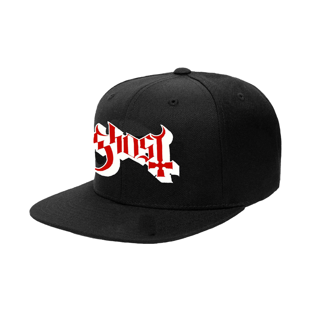 Red Logo Snapback Cap