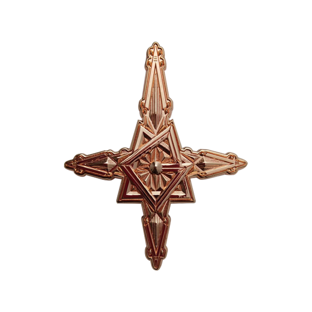 Rose Gold Grucifix Pin