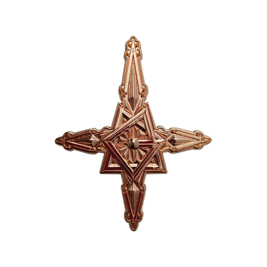 Rose Gold Grucifix Pin